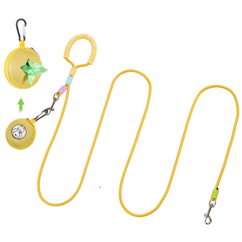 1/2 ks Lehké vodítko pro psa s dvojitou rukojetí Vodítko proti ztrátě psa Potřeby pro domácí mazlíčky Dvojité trakční lano pro domácí mazlíčky