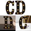 Lighted Marquee Letter Black Light up Alphabet Sign LED Marquee Letter Light for Wall Birthday Engagement Night Bar Decoration