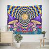 Tapestry Purple Mushroom Eyes Home Living Room Decoration Cloth Room Living Room Background Cloth Room Decoration Hanging Cloth Tapestry