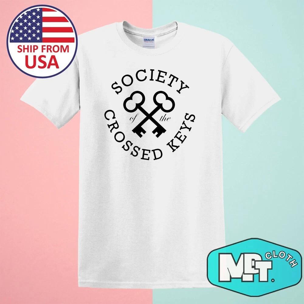 Society of The Crossed Keys Men s White Size S-5XL M