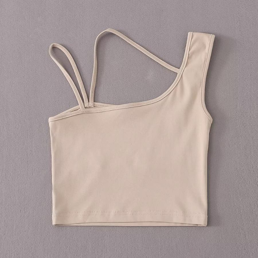 Summer Women Tank Tops Short Vest Off Shoulder Strap Camis Slim Female Clothes