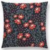 Botanical Floral And Butterfly Cushion Cover  Beautiful Flowers Garden Mini Prints Home Decor Sofa Throw Pillow Case