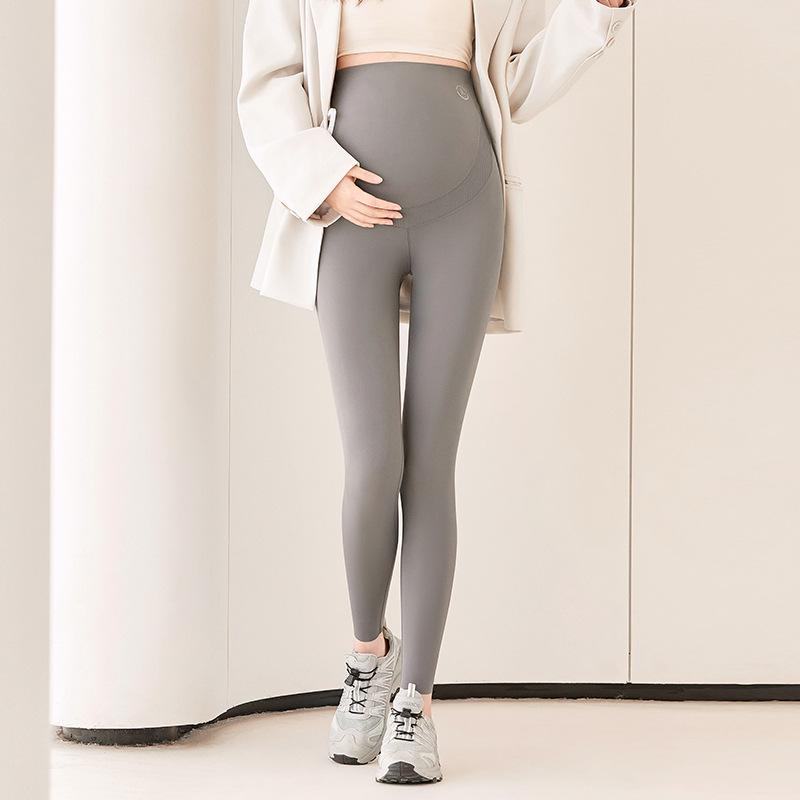 Maternity Leggings Thin Pupu Maternity New Belly Pants Pregnancy Leggings Maternity Pants Leggings Nine-point Pants