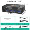 KVM Switch Dual Monitor 2 Port Simulated HDMI USB Switch Extended Display 2 Monitors 2 High System Compatibility with HDMI and USB Cables and Wired