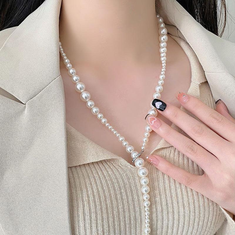 Colier cu Corn de Cerb Diamant Roz Temperament Versatil Accesorii de Iarnă Senzație de Lux Ușor Lanț pentru Claviculă Stil Nou