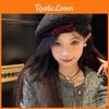 Feminine Beret White Hat With Cute Bowknot Design For Women Perfect For Autumn And Winter