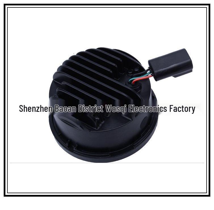 5-Inch Dual-Light Headlight for Harley Fat Bob Glide – High/Low Beam Integrated.