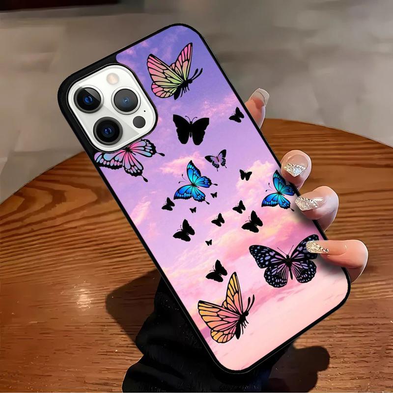 Beautiful Butterfly Phone Case For iPhone 17 Air 16 15 14 13 12 11 Pro Max Max Plus Bumper Case Cover