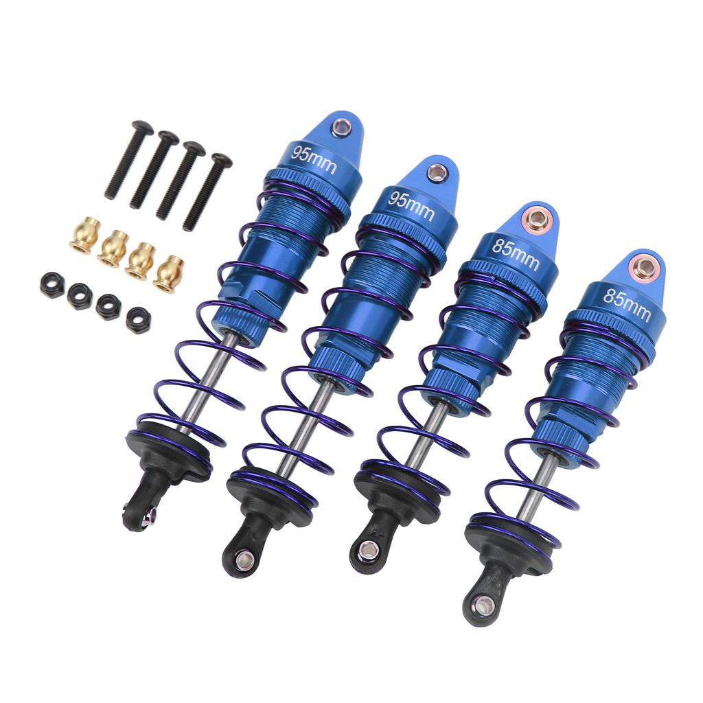 RC Shock Absorber Front Rear Aluminum Alloy Upgrade Parts RC Spring Damper for HSP for Traxxas 1 10 RC Car Red