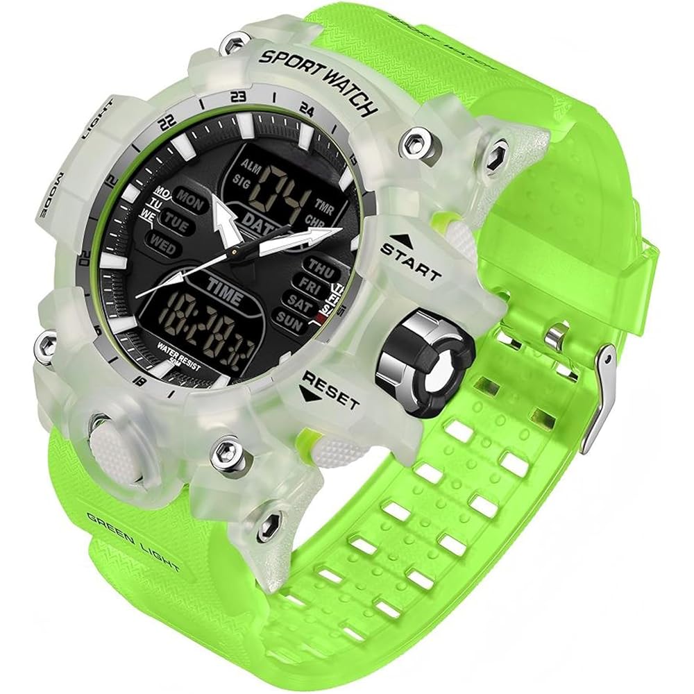 Men s Sports Watch Waterproof 50m Digital Multi-Function LED Backlight Outdoor Military Watch