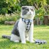 Adjustable Strap Cat Harness Set Adjustable Cat Leash  Kitten Daily Activity