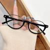 French Luxury Round Frame Anti-Blue Light Fashion Retro Half-Rim Reading Glasses