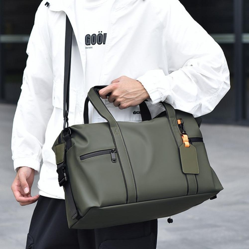 Hand luggage bag business trip to work large capacity fashion men decompression business commuter messenger storage bag