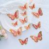 12Pcs Wall Stickers 3D Hollow Wall Decals Bedroom Living Room Decorations Removable Decorative DIY Art Decor Easy Install Birthday Party Decor