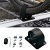 Portable Fixed Clip Bike Mount, Aluminum Alloy Waterproof for Carrier Luggage Ra
