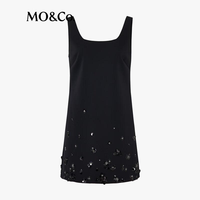 MO&Co. Women's H-Line Knit Mini Dress