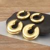 Nidin Fashion S/L Size C Shape Copper No Piercings Clip Earrings For Women Simple Style 2 Colors Choice Ear Cuff Jewelry Gifts