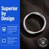 10pcs Multifunctional Welded Round Rings Solid Seamless Multi-Purpose O Rings  For Dog Collars