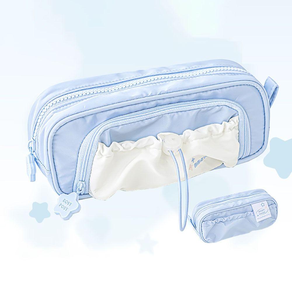 Multi Layered Stationery Organizer Multi-function Pen Pouch Fashion Stationery Storage Bag
