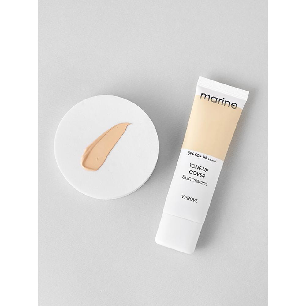 Vprove Marine Tone Up Cover Sun Cream 50 Ml  Spf50+  Pa++++ 