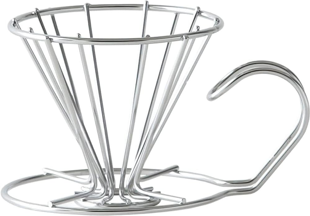 

KOGU Coffee Dripper for One Person in Dishwasher 1 filter Good gas Visible pouring Stainless Drip Shimomura Kihan [Made Japan] safe, cup,