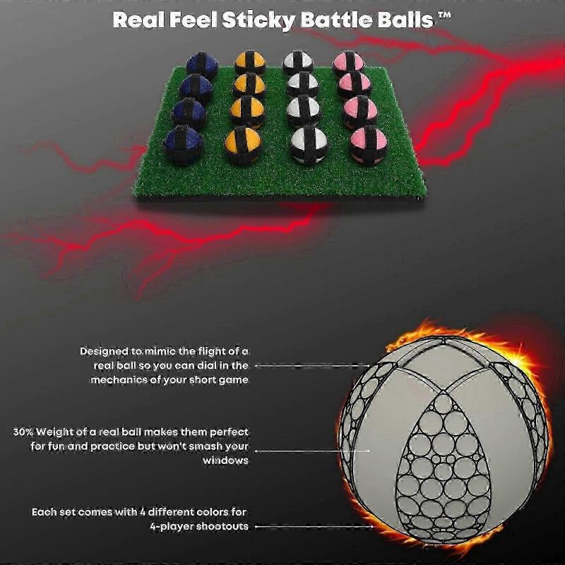 Indoor Golf Game Set with Batting Pad for Family Party Activities, Fun Sports Toys for Kids and Adults