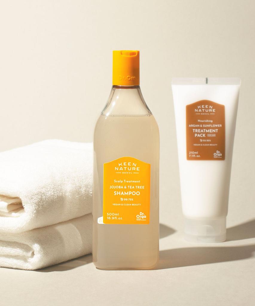 Vegan Jojoba Tea Tree Natural Shampoo 500ml