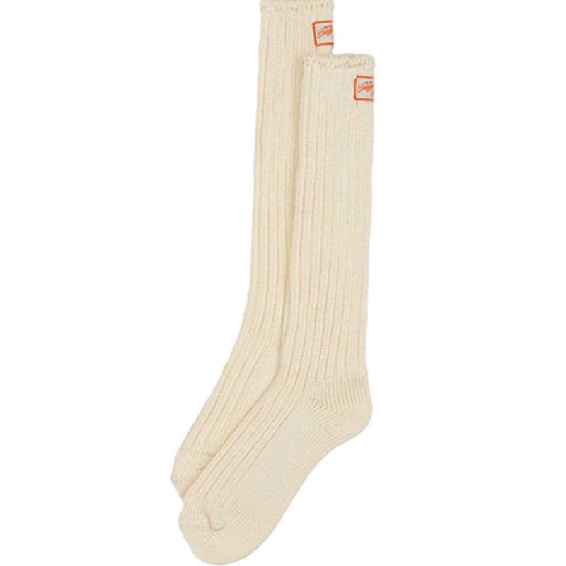 SNUGGIEST Grobstrick Baumwoll Wintersocken [Cremesuppe]