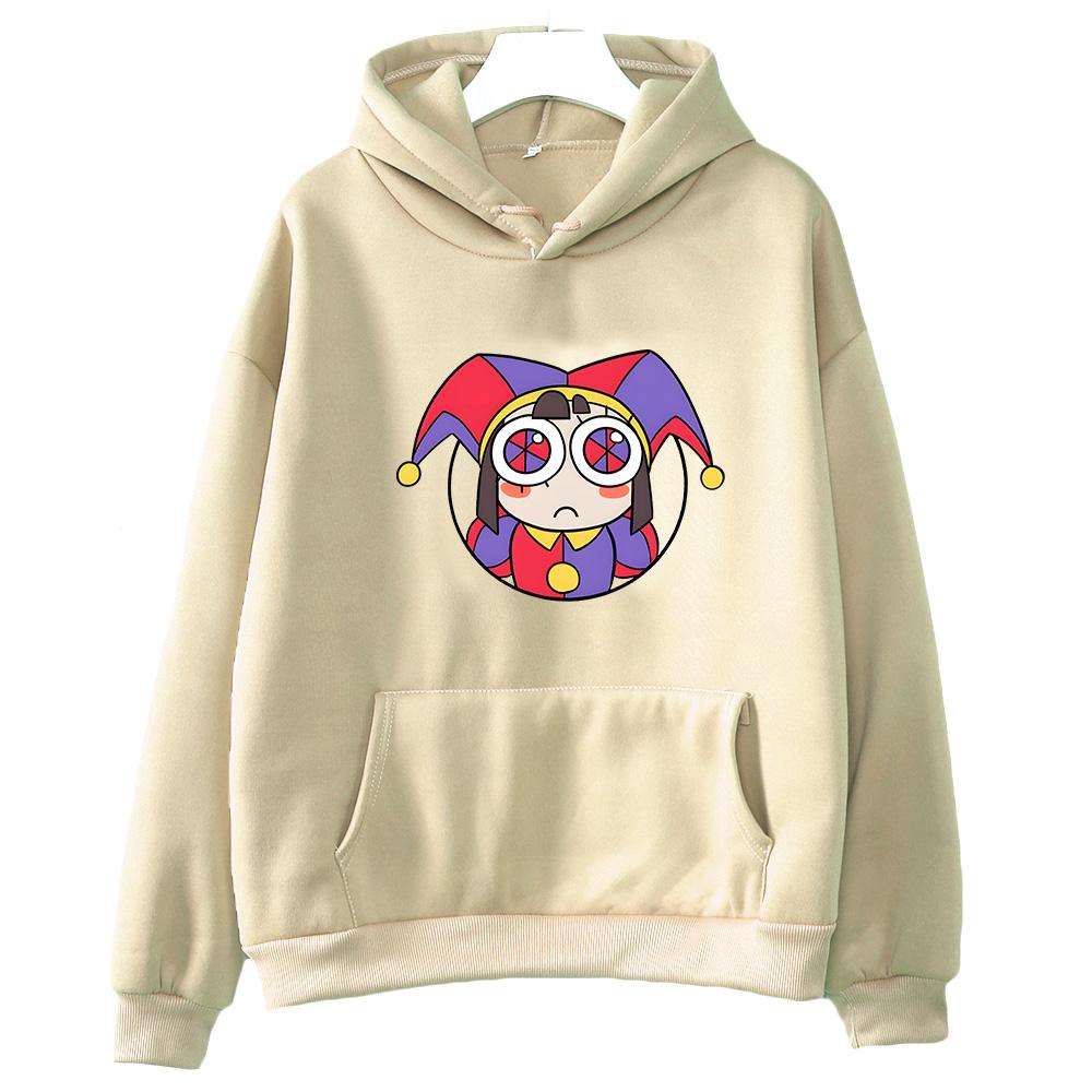 THE AMAZING DIGITAL CIRCUS Pomni Hoodie Streetwear Woman Graphic Sweatshirt Casual Long Sleeve Clothing Winter/Autumn Pullovers