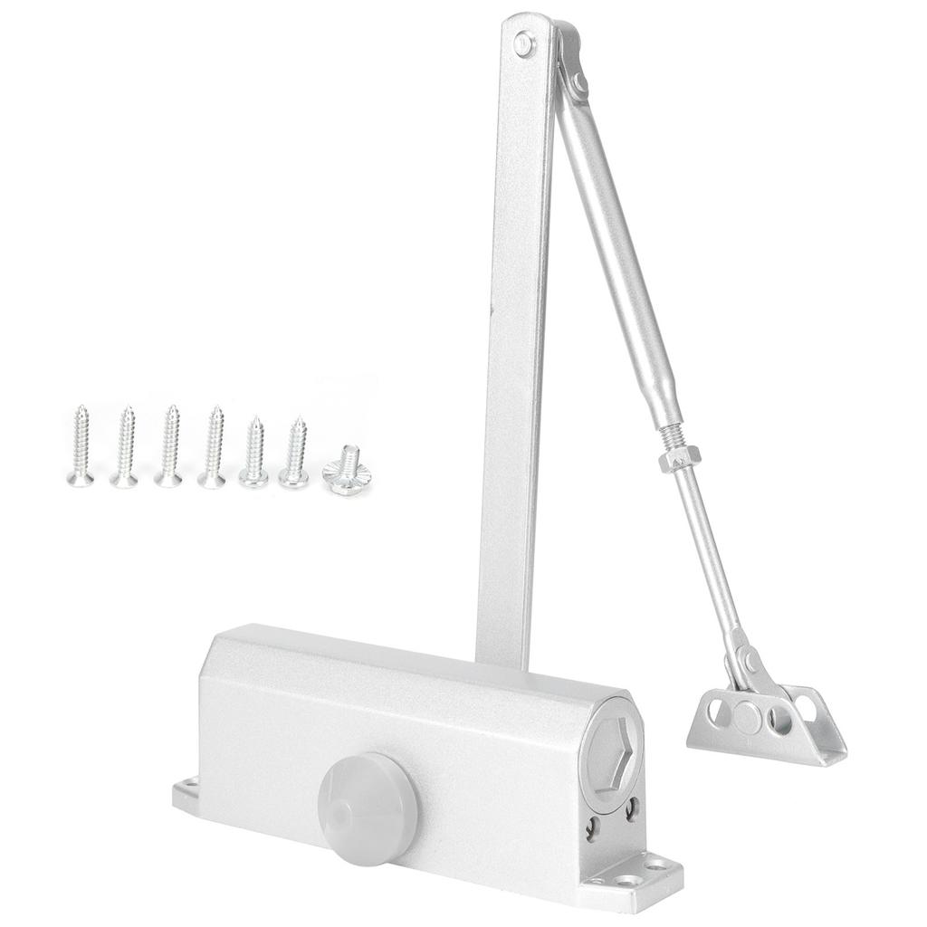 Door Closers Hydraulic Buffer Door Stopper Automatic 180 Degrees Positioning Door Closer85KG Load Bearing