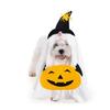 This Adorable Pumpkin Pet Costume Turns Your Dog Into Halloween Spirit! Soft Fabric With Cute & Pumpkin Designs, Easy To Wear. Perfect For Parties