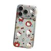 Full-Screen KT Cat Space Shell for Apple: Transparent, Drop-Proof Case for iPhone 17 Pro Max, 16, 15, 14/13, 12 Pro