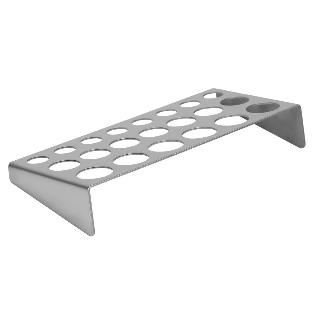 23 Holes Tattoo Pigment Ink Cap Cup Holder Stainless Steel Shelf Stand Tip Supply Tools Beauty