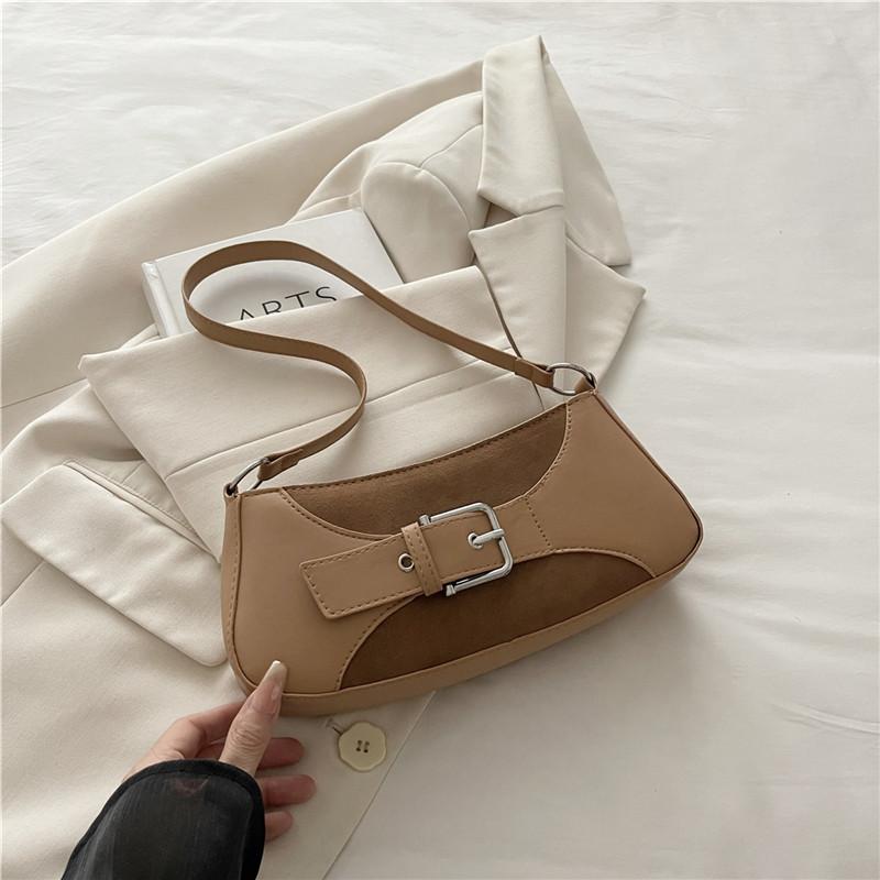 Women Fashion Korean Style Baguette Underarm Single Shoulder Crossbody Handbag