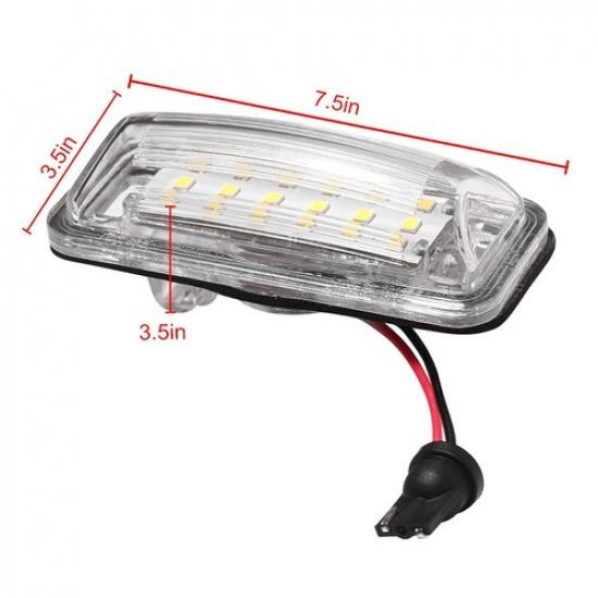 2Pcs LED License Plate Light SU00302542 For Subaru Legacy Impreza WRX Crosstrek