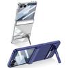 Samsung ZFlip7 Mobile Phone Case Folding Screen Electroplating Magnetic Suction Full Pack Bracket Shell Film Shaft Protection Case Hard Shell