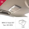 For BMW 3 4 Series 3GT F30 F32 F34 Car Styling Interior Gearshift AC CD Button Panel Door Armrest Decoration Cover Trim Sticker MQHWD1
