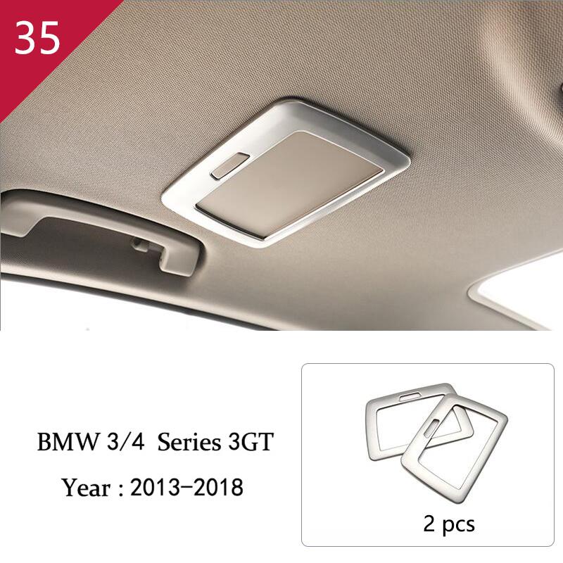 For BMW 3 4 Series 3GT F30 F32 F34 Car Styling Interior Gearshift AC CD Button Panel Door Armrest Decoration Cover Trim Sticker MQHWD1