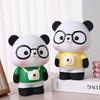 Convenient Coin Collector Animal Shaped Money Saving Jar Panda Piggy Banks Decor