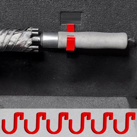 Car Umbrella Hook Universal Trunk Umbrella Organizer No-drill Stable Installation Umbrella Holder for Any Cars Auto Internal Use