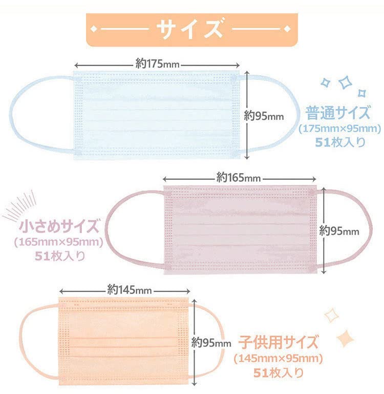 Fabric Colored Natural Small Regular Disposable Soft [millarouge] Non-woven Mask, Mask, Tone, (Small Face) / Size, Mask, 50+1 Pieces, Mask, apcf-1