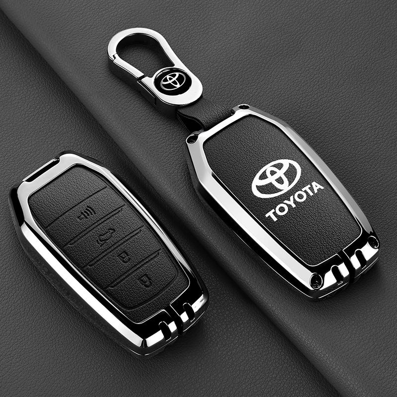 Car Key Case Cover Bag For Toyota Tacoma Fortuner Corolla Venza Grand Highlander RAV4 XSE Prime Land Cruiser Hilux 2023 2024