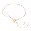 Fashion Ethnic Style Dry Rose Flower Belt High-end Retro Knotted Waist Rope Thin Waist Chain For Skirt Clothes Dress Jeans Coat