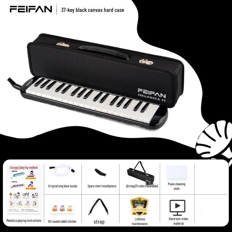Flyfan 37-Key Melodica with Case - Teacher Recommended for Elementary Music Classes
