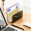 Document Organizer Letter Rack Desk Organization Stable Desk Accessory Versatile Office Decor Anti-slip Pads 15.3*6.5*10cm
