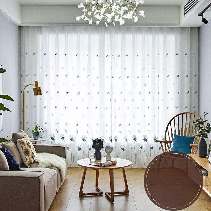 Minimalist Curtains Summer Translucent Insect-proof Window Screen Bedroom Living Room Balcony Window Screen Sun-proof Durable Curtains