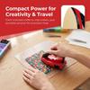 Smooth and Wear-resistant Mini Craft Iron Golden Bottom Plate Travel Flat Iron  For Perler Beads