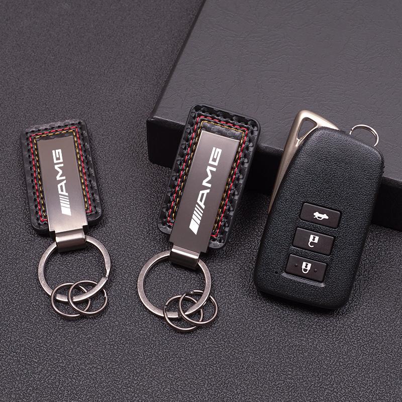 Metal Keychain Car Keyring AMG Badge Key Pendant For Mercedes Benz AMG W223 W213 W206 W464 W247 W167 W166 W222 W205 W204 W177 OR5