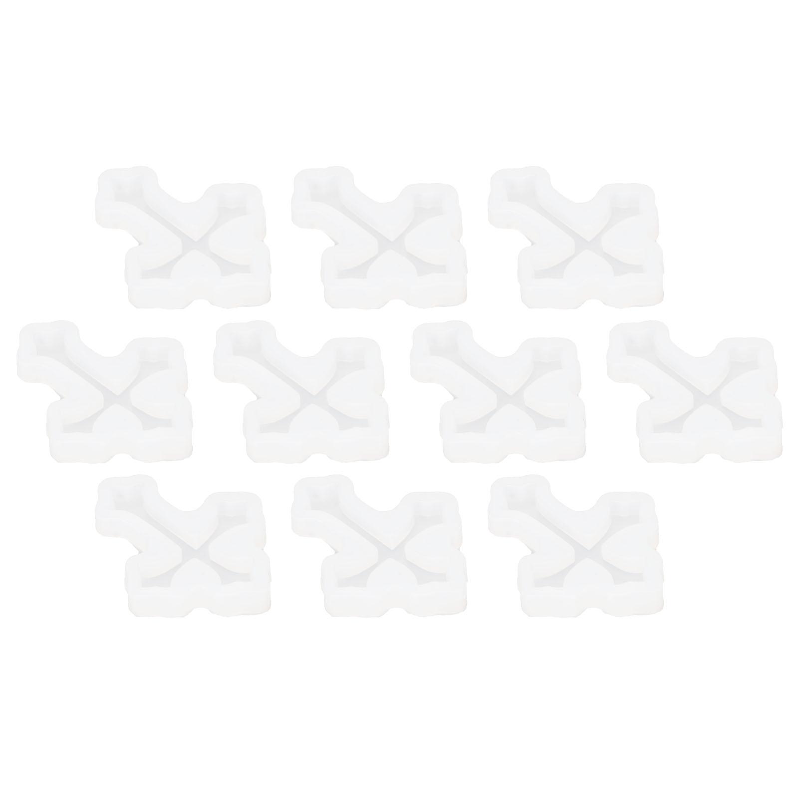 

10 шт. Силиконовая форма для подвески в виде креста, ретро, DIY, форма для литья распятия для украшения торта, ювелирных изделий