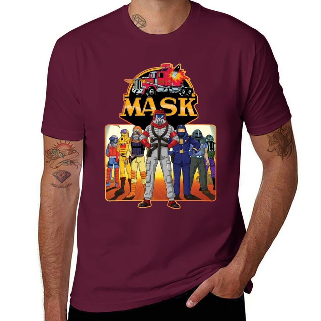 Always Wear Your M.A.S.K T-Shirt Shirts Graphic Tees Blouse Quick Drying Clothes for Men